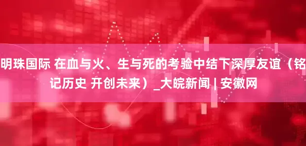 明珠国际 在血与火、生与死的考验中结下深厚友谊（铭记历史 开创未来）_大皖新闻 | 安徽网